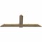 Ekena Millwork Eugene Rough Sawn Timber Gable Bracket, Douglas Fir, 72"W x 27"H x 2"D x 6"F, 9/12 Pitch GBW072X27X0206EUG00RDF - alternate 4